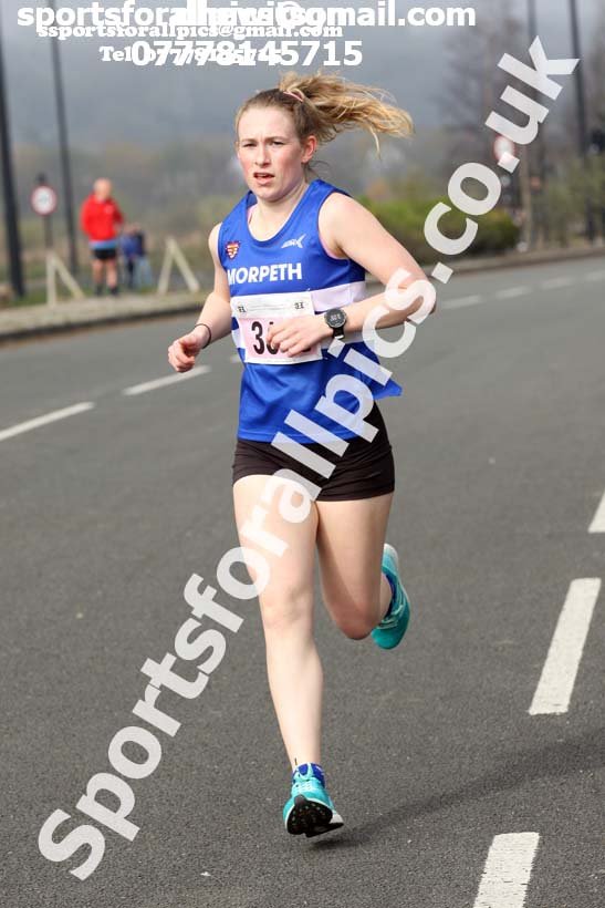 Senior womens 2019 Elswick Harirers Good Friday Road Relay, Newburn, Newcastle. Photo:  David T. Hewitson/Sports for All Pics